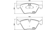 363700506057 Sada brzdových destiček, kotoučová brzda MAGNETI MARELLI