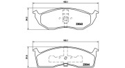 363700411008 Sada brzdových destiček, kotoučová brzda MAGNETI MARELLI