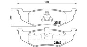 363700411010 Sada brzdových destiček, kotoučová brzda MAGNETI MARELLI