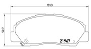 363700416010 Sada brzdových destiček, kotoučová brzda MAGNETI MARELLI