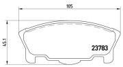 363700416014 Sada brzdových destiček, kotoučová brzda MAGNETI MARELLI