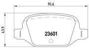 363700423064 MAGNETI MARELLI sada brzdových platničiek kotúčovej brzdy 363700423064 MAGNETI MARELLI