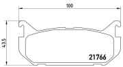 363700424036 Sada brzdových destiček, kotoučová brzda MAGNETI MARELLI