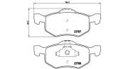 363700424056 Sada brzdových destiček, kotoučová brzda MAGNETI MARELLI