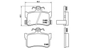 363700428027 Sada brzdových destiček, kotoučová brzda MAGNETI MARELLI