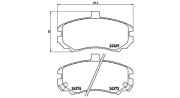 363700430029 Sada brzdových destiček, kotoučová brzda MAGNETI MARELLI