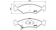 363700430062 Sada brzdových destiček, kotoučová brzda MAGNETI MARELLI