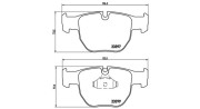 363700444012 Sada brzdových destiček, kotoučová brzda MAGNETI MARELLI