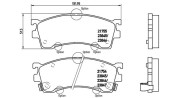 363700449023 Sada brzdových destiček, kotoučová brzda MAGNETI MARELLI