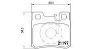 363700450009 Sada brzdových destiček, kotoučová brzda MAGNETI MARELLI