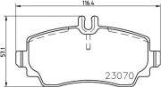 363700450047 Sada brzdových destiček, kotoučová brzda MAGNETI MARELLI