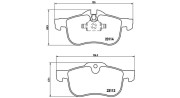 363700452017 Sada brzdových destiček, kotoučová brzda MAGNETI MARELLI