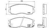 363700454014 Sada brzdových destiček, kotoučová brzda MAGNETI MARELLI