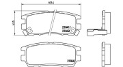 363700454018 Sada brzdových destiček, kotoučová brzda MAGNETI MARELLI