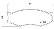 363700456014 Sada brzdových destiček, kotoučová brzda MAGNETI MARELLI