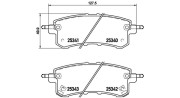 363700456082 Sada brzdových destiček, kotoučová brzda MAGNETI MARELLI