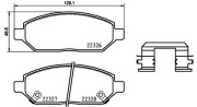 363700459088 Sada brzdových destiček, kotoučová brzda MAGNETI MARELLI