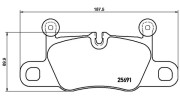 363700465031 Sada brzdových destiček, kotoučová brzda MAGNETI MARELLI