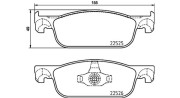 363700468065 Sada brzdových destiček, kotoučová brzda MAGNETI MARELLI