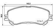 363700468067 Sada brzdových destiček, kotoučová brzda MAGNETI MARELLI