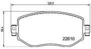 363700468068 MAGNETI MARELLI sada brzdových platničiek kotúčovej brzdy 363700468068 MAGNETI MARELLI