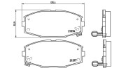 363700483020 Sada brzdových destiček, kotoučová brzda MAGNETI MARELLI