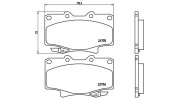 363700483025 Sada brzdových destiček, kotoučová brzda MAGNETI MARELLI