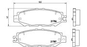 363700483036 Sada brzdových destiček, kotoučová brzda MAGNETI MARELLI