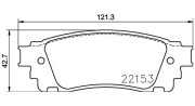 363700483166 Sada brzdových destiček, kotoučová brzda MAGNETI MARELLI