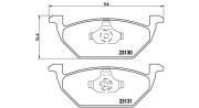 363700585041 MAGNETI MARELLI sada brzdových platničiek kotúčovej brzdy 363700585041 MAGNETI MARELLI