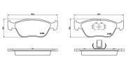 363700486024 Sada brzdových destiček, kotoučová brzda MAGNETI MARELLI