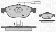 363916060112 Sada brzdových destiček, kotoučová brzda MAGNETI MARELLI