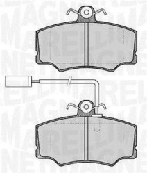 363916060119 Sada brzdových destiček, kotoučová brzda MAGNETI MARELLI