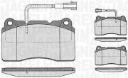 363916060121 Sada brzdových destiček, kotoučová brzda MAGNETI MARELLI