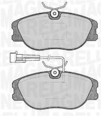 363916060122 Sada brzdových destiček, kotoučová brzda MAGNETI MARELLI