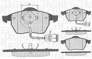 363916060130 Sada brzdových destiček, kotoučová brzda MAGNETI MARELLI