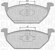 363916060134 Sada brzdových destiček, kotoučová brzda MAGNETI MARELLI