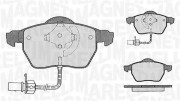 363916060142 Sada brzdových destiček, kotoučová brzda MAGNETI MARELLI