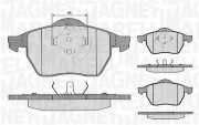 363916060146 Sada brzdových destiček, kotoučová brzda MAGNETI MARELLI