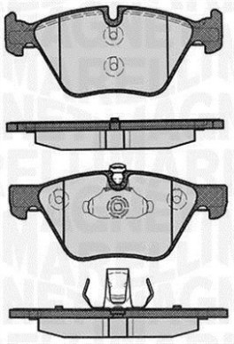 363916060156 Sada brzdových destiček, kotoučová brzda MAGNETI MARELLI