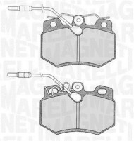 363916060167 Sada brzdových destiček, kotoučová brzda MAGNETI MARELLI