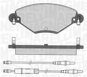 363916060181 Sada brzdových destiček, kotoučová brzda MAGNETI MARELLI