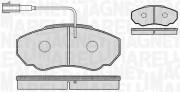 363916060186 Sada brzdových destiček, kotoučová brzda MAGNETI MARELLI