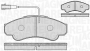 363916060187 Sada brzdových destiček, kotoučová brzda MAGNETI MARELLI