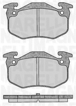 363916060197 Sada brzdových destiček, kotoučová brzda MAGNETI MARELLI