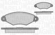 363916060200 Sada brzdových destiček, kotoučová brzda MAGNETI MARELLI