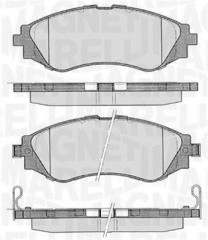 363916060206 Sada brzdových destiček, kotoučová brzda MAGNETI MARELLI