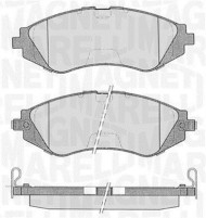 363916060207 Sada brzdových destiček, kotoučová brzda MAGNETI MARELLI