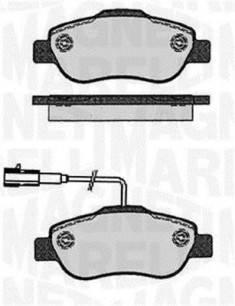 363916060215 Sada brzdových destiček, kotoučová brzda MAGNETI MARELLI