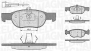 363916060222 Sada brzdových destiček, kotoučová brzda MAGNETI MARELLI